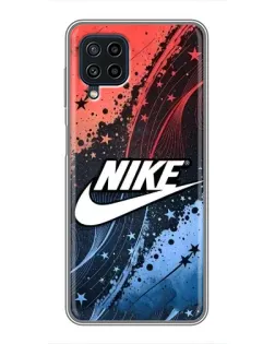 Чохол для Samsung Galaxy A22 з картинкою «Градієнтний принт Найк»