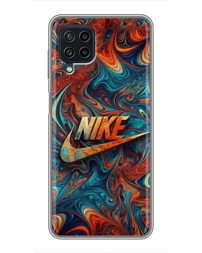Чохол для Samsung Galaxy A22 з картинкою «Nike в абстракції»
