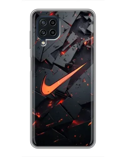 Чохол для Samsung Galaxy A22 з картинкою «Nike — ефект розломів»