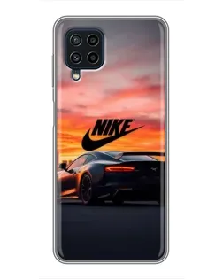 Чохол для Samsung Galaxy A22 з картинкою «Nike та суперкар»