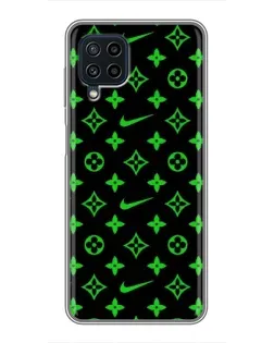 Чохол для Samsung Galaxy A22 з картинкою «Неоновий принт LV»