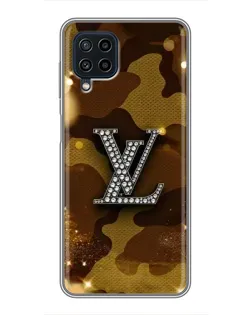 Чохол для Samsung Galaxy A22 з картинкою «Камуфляжний Louis Vuitton»