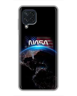 Чохол для Samsung Galaxy A22 з картинкою «Земля з космосу NASA»