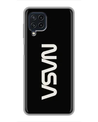 Чохол для Samsung Galaxy A22 з картинкою «NASA — вертикальний логотип» Чохол для Samsung Galaxy A22 з картинкою «NASA — вертикальний логотип»