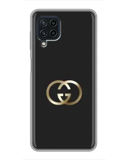 Чехол для Samsung Galaxy A22 с картинкой «Минимализм Gucci»