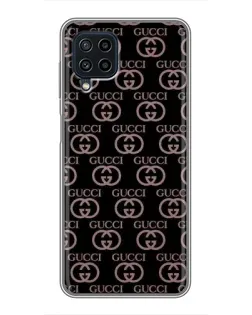 Чехол для Samsung Galaxy A22 с картинкой «Классическая монограмма Gucci»