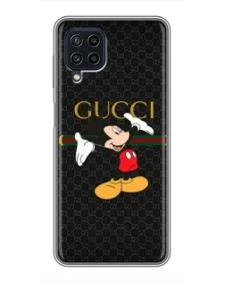 Чехол для Samsung Galaxy A22 с картинкой «Микки Маус Gucci»