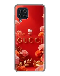 Чехол для Samsung Galaxy A22 с картинкой «Gucci — золотой сад»