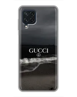 Чехол для Samsung Galaxy A22 с картинкой «Gucci — морской прибой»