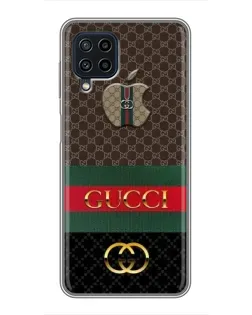 Чехол для Samsung Galaxy A22 с картинкой «Gucci — брендированный десерт»