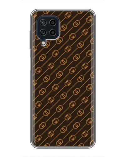 Чехол для Samsung Galaxy A22 с картинкой «Gucci — золотые диагонали» Чехол для Samsung Galaxy A22 с картинкой «Gucci — золотые диагонали»