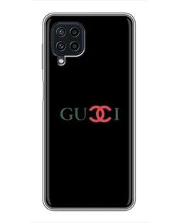 Чехол для Samsung Galaxy A22 с картинкой «Gucci — красный градиент»