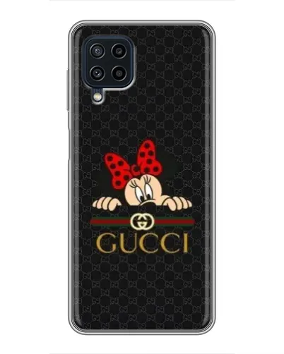 Чехол для Samsung Galaxy A22 с картинкой «Минни Маус Gucci — черный» Чехол для Samsung Galaxy A22 с картинкой «Минни Маус Gucci — черный»