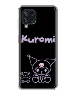 Чохол для Samsung Galaxy A22 з картинкою «Kuromi — чорний мінімалізм» Чохол для Samsung Galaxy A22 з картинкою «Kuromi — чорний мінімалізм»