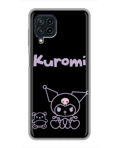 Чохол для Samsung Galaxy A22 з картинкою «Kuromi — чорний мінімалізм» Чохол для Samsung Galaxy A22 з картинкою «Kuromi — чорний мінімалізм»