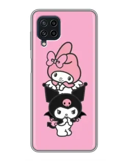 Чохол для Samsung Galaxy A22 з картинкою «Тріо My Melody та Kuromi» Чохол для Samsung Galaxy A22 з картинкою «Тріо My Melody та Kuromi»