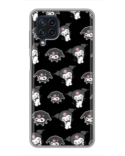 Чохол для Samsung Galaxy A22 з картинкою «Чорний паттерн Kuromi» Чохол для Samsung Galaxy A22 з картинкою «Чорний паттерн Kuromi»