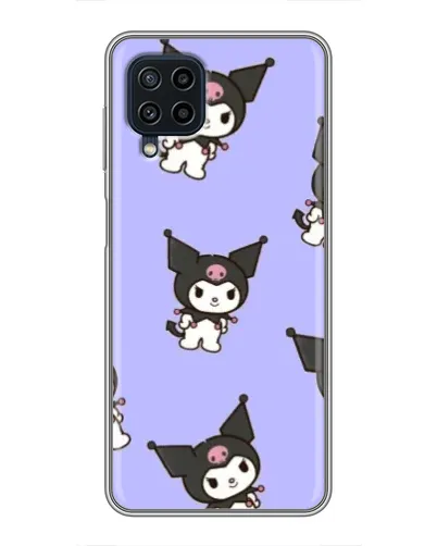 Чохол для Samsung Galaxy A22 з картинкою «Паттерн з Kuromi» Чохол для Samsung Galaxy A22 з картинкою «Паттерн з Kuromi»