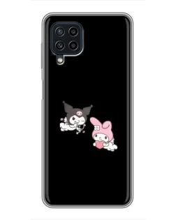 Чохол для Samsung Galaxy A22 з картинкою «My Melody та Kuromi» Чохол для Samsung Galaxy A22 з картинкою «My Melody та Kuromi»