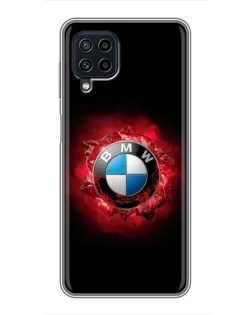 Чохол для Samsung Galaxy A22 з картинкою «Логотип BMW — спалах»