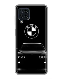 Чохол для Samsung Galaxy A22 з картинкою «BMW — погляд з темряви»
