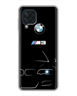 Чохол для Samsung Galaxy A22 з картинкою «Мінімалістичний принт BMW M3»