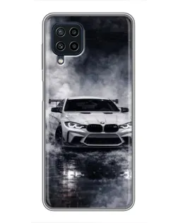 Чохол для Samsung Galaxy A22 з картинкою «BMW крізь туман»