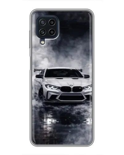 Чохол для Samsung Galaxy A22 з картинкою «BMW крізь туман»