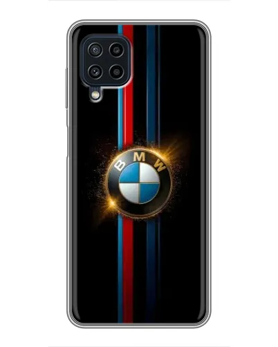 Чохол для Samsung Galaxy A22 з картинкою «BMW M-Power неон»