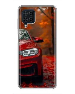 Чохол для Samsung Galaxy A22 з картинкою «Осіння BMW M4»