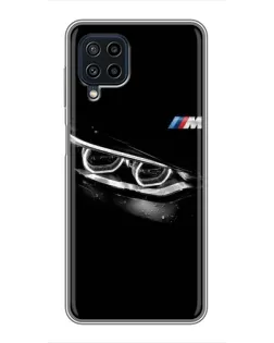 Чехол для Samsung Galaxy A22 с картинкой «BMW — взгляд тигра»