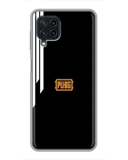 Чехол для Samsung Galaxy A22 с картинкой «PUBG — вертикальные линии»