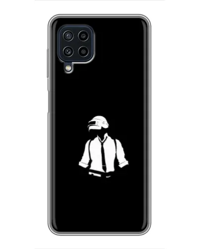 Чехол для Samsung Galaxy A22 с картинкой «PUBG — белый шлем» Чехол для Samsung Galaxy A22 с картинкой «PUBG — белый шлем»