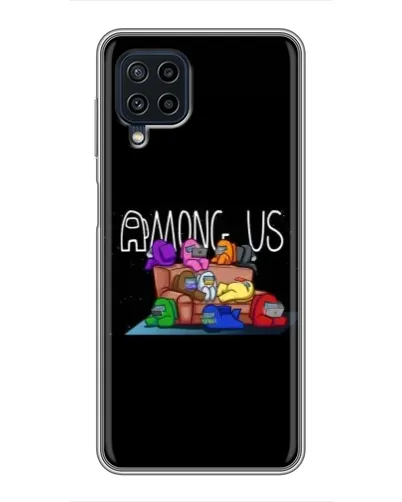 Чехол для Samsung Galaxy A22 с картинкой «Логотип Among Us» Чехол для Samsung Galaxy A22 с картинкой «Логотип Among Us»