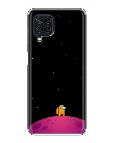 Чехол для Samsung Galaxy A22 с картинкой «Одинокий герой на планете» Чехол для Samsung Galaxy A22 с картинкой «Одинокий герой на планете»