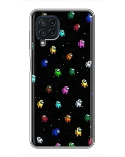 Чехол для Samsung Galaxy A22 с картинкой «Экипаж Among Us»