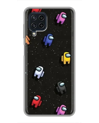 Чехол для Samsung Galaxy A22 с картинкой «Космический паттерн Among Us» Чехол для Samsung Galaxy A22 с картинкой «Космический паттерн Among Us»