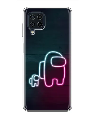 Чехол для Samsung Galaxy A22 с картинкой «Among Us неон-арт» Чехол для Samsung Galaxy A22 с картинкой «Among Us неон-арт»