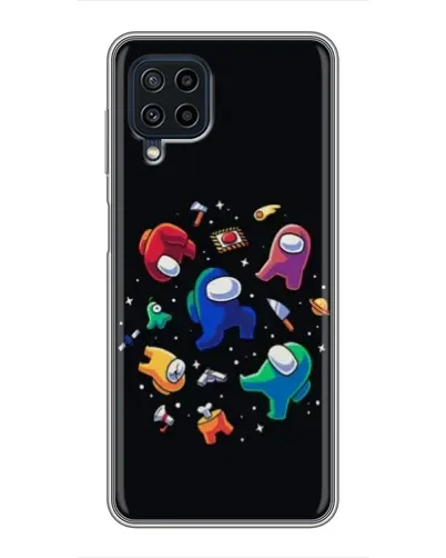 Чехол для Samsung Galaxy A22 с картинкой «Among Us космос» Чехол для Samsung Galaxy A22 с картинкой «Among Us космос»