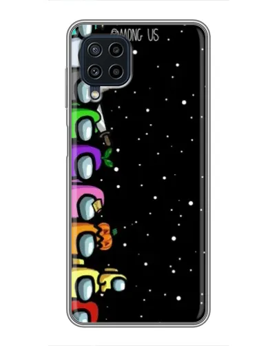Чехол для Samsung Galaxy A22 с картинкой «Команда Among Us» Чехол для Samsung Galaxy A22 с картинкой «Команда Among Us»