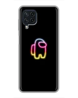 Чехол для Samsung Galaxy A22 с картинкой «Among Us градиент»
