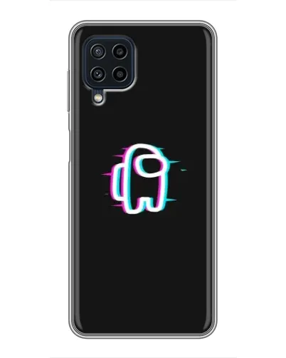 Чехол для Samsung Galaxy A22 с картинкой «Among Us неон» Чехол для Samsung Galaxy A22 с картинкой «Among Us неон»