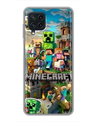 Чехол для Samsung Galaxy A22 с картинкой «Замок Minecraft» Чехол для Samsung Galaxy A22 с картинкой «Замок Minecraft»