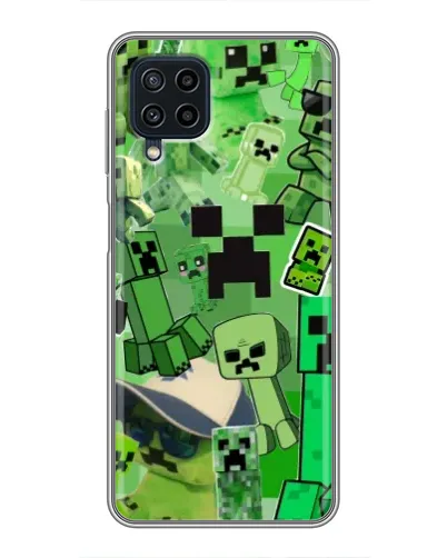Чехол для Samsung Galaxy A22 с картинкой «Криперы Minecraft» Чехол для Samsung Galaxy A22 с картинкой «Криперы Minecraft»