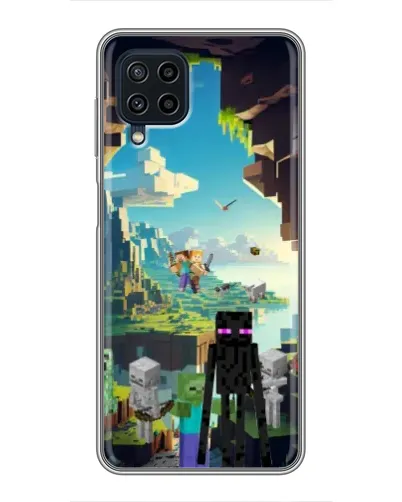 Чехол для Samsung Galaxy A22 с картинкой «Эндермен в лесу» Чехол для Samsung Galaxy A22 с картинкой «Эндермен в лесу»