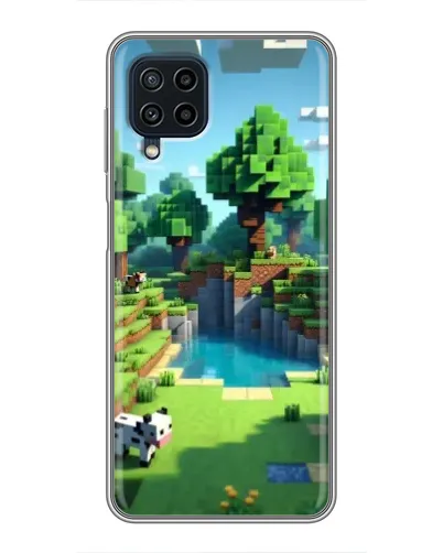 Чехол для Samsung Galaxy A22 с картинкой «Minecraft летний день» Чехол для Samsung Galaxy A22 с картинкой «Minecraft летний день»