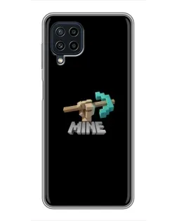 Чехол для Samsung Galaxy A22 с картинкой «Алмазная кирка»