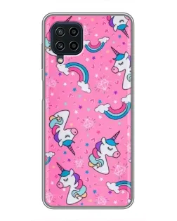 Чехол для Samsung Galaxy A22 с картинкой «Unicorn паттерн розовый» Чехол для Samsung Galaxy A22 с картинкой «Unicorn паттерн розовый»