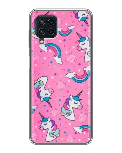 Чехол для Samsung Galaxy A22 с картинкой «Unicorn паттерн розовый» Чехол для Samsung Galaxy A22 с картинкой «Unicorn паттерн розовый»