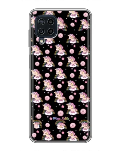 Чехол для Samsung Galaxy A22 с картинкой «Magic Unicorn паттерн» Чехол для Samsung Galaxy A22 с картинкой «Magic Unicorn паттерн»